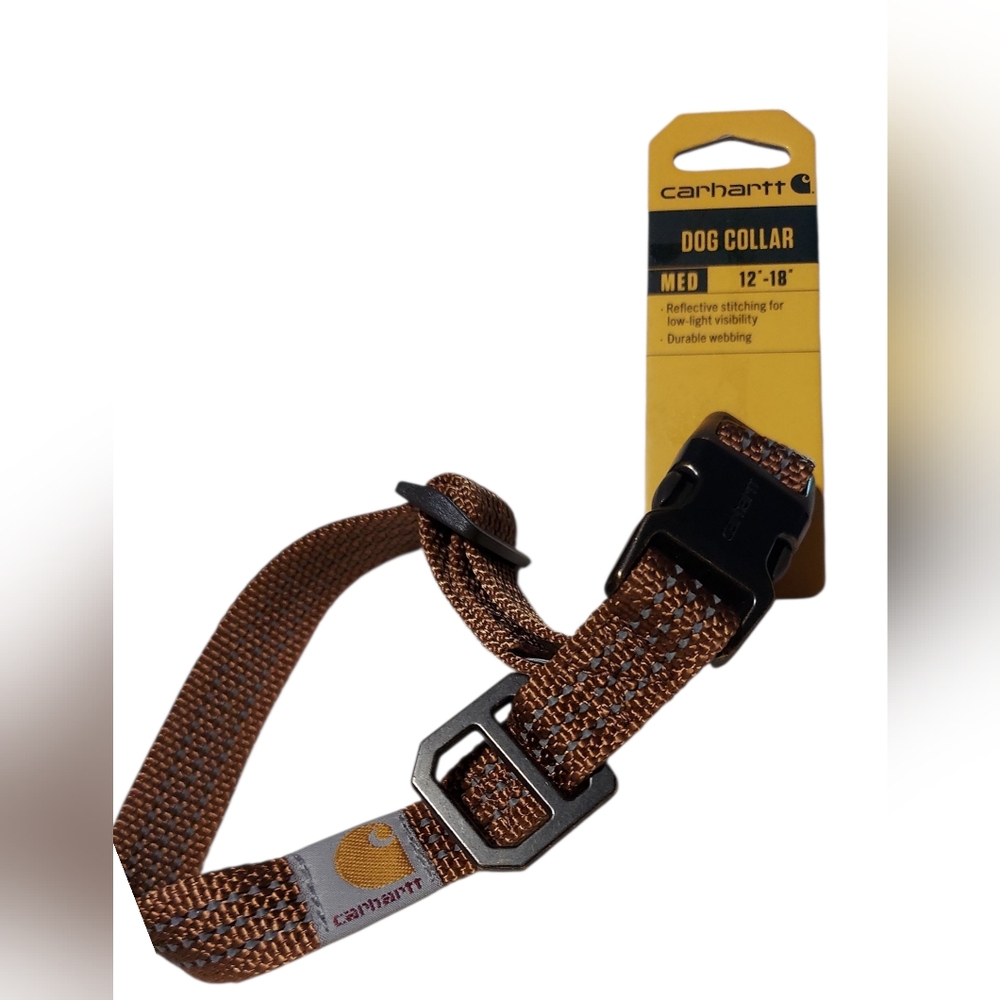 Carhartt Brown Dog Collar Size Medium NWT
